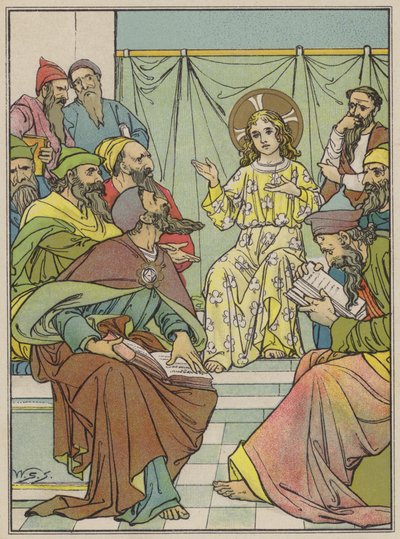Le Christ avec les Docteurs - W.S. Stacey